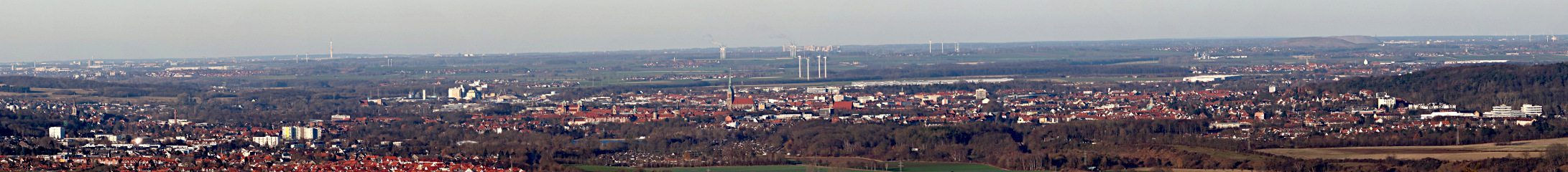 Panorama der Stadt Hildesheim